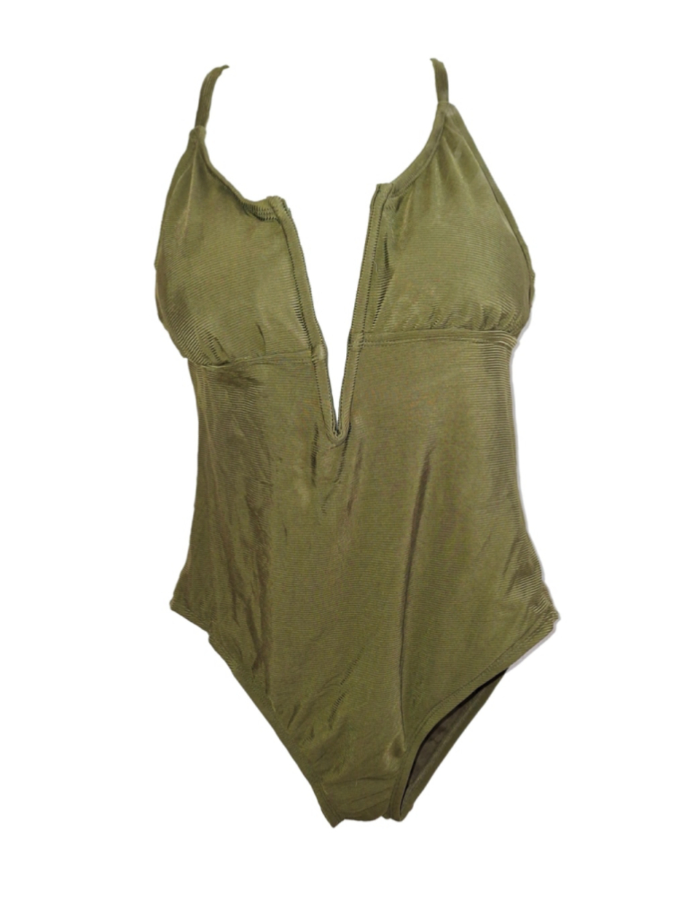 Shade & Shore One Piece Swimsuit Olive green Size L beachwear summertime water